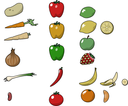 animated fruit and veg - group picture, image by tag 
