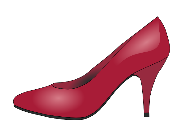 High Heels Red Shoe clip art Free Vector 