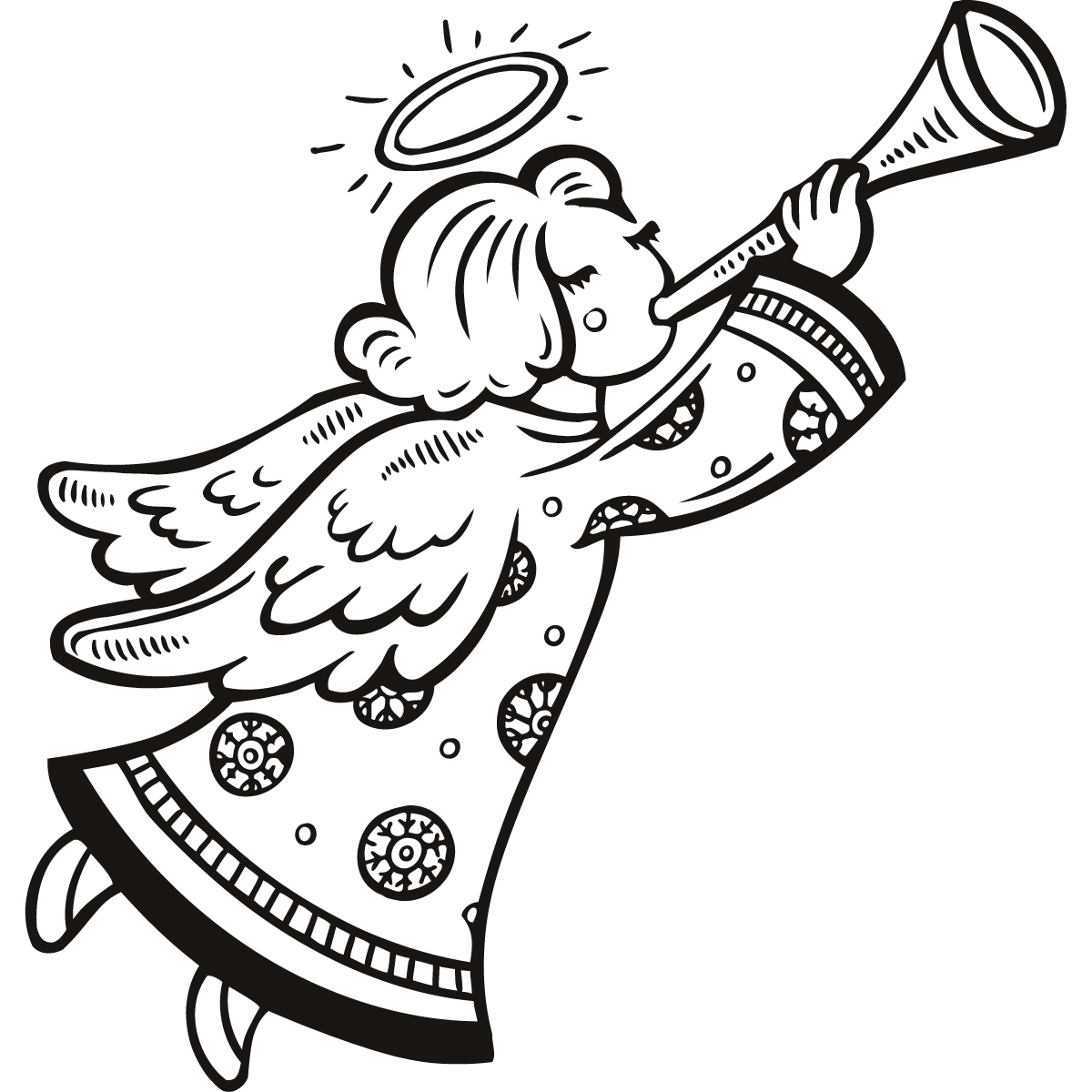 Xmas Stuff For  Christmas Angels Clipart