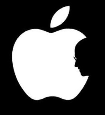 steve jobs apple face logo
