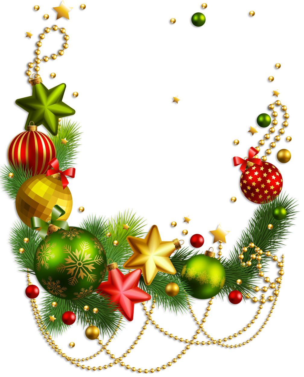 Transparent Christmas Decoration PNG Clipart
