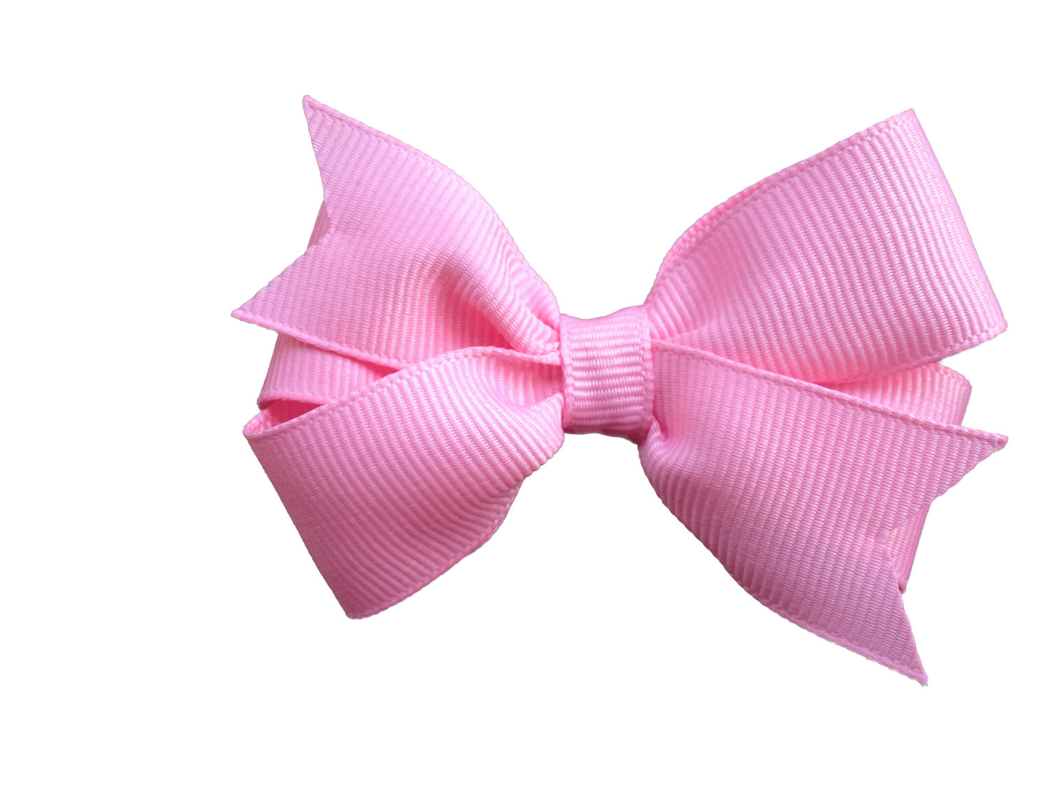3 inch pink hair bow pink bow baby bow by BrownEyedBowtique