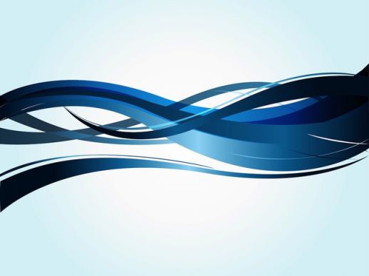 Blue Wave Vector - AI PDF - Free Graphics download