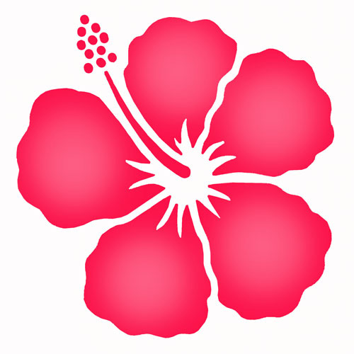 free hibiscus flower template download free hibiscus flower template