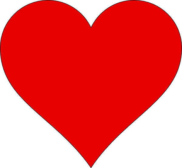 Heart Outline Clipart - Clipart library