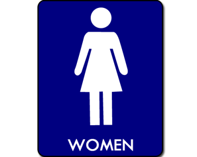 Womens Bathroom Sign - Clipart library