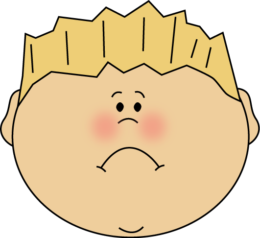 Sad Face Boy Clip Art - Sad Face Boy Image