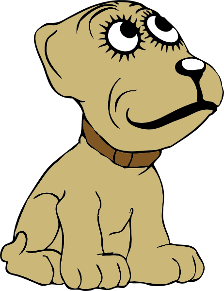 Adorable Cartoon Puppy Illustration for Kids’ Content & Pet Themes