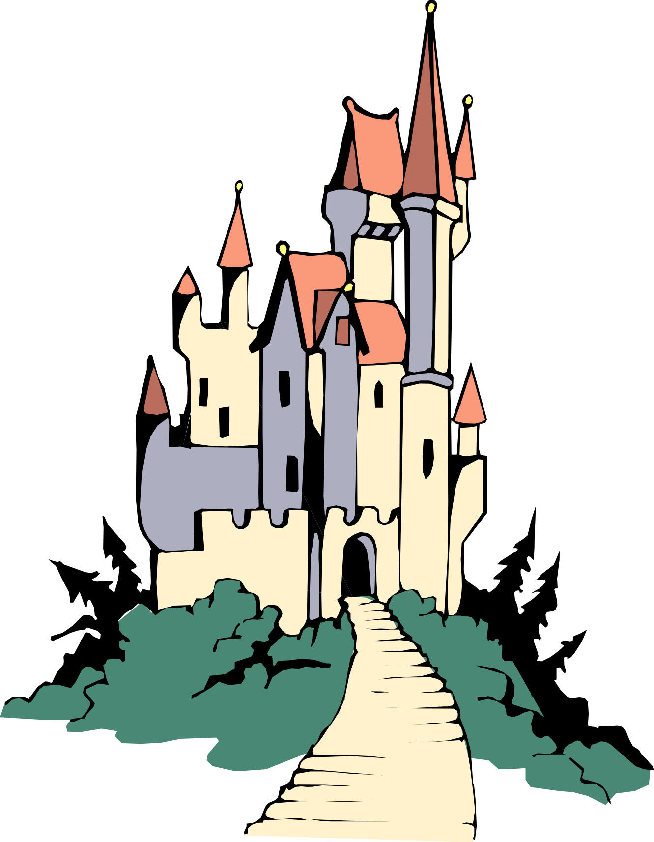 Fairy Tale Castle Clip Art | Clipart library - Free Clipart Images