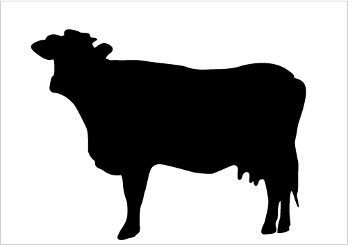 Best Cow Silhouettes for Farm Animal Design Silhouette Graphics