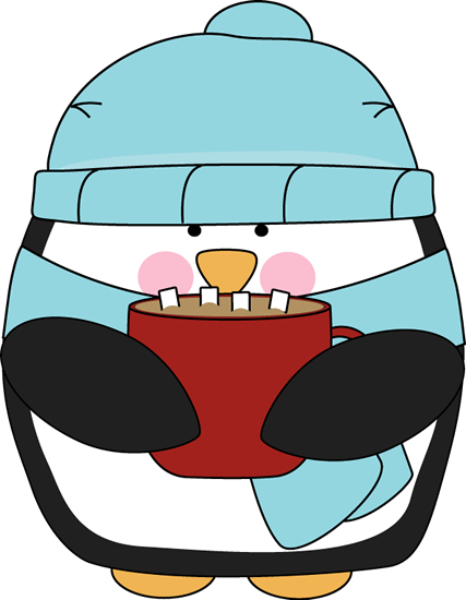 Adorable Winter Penguin with Hot Cocoa - Free Clipart & SEO-Friendly Image