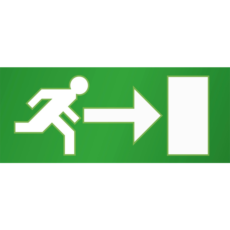 EXIT Sign - Color Green - Clip Art Library