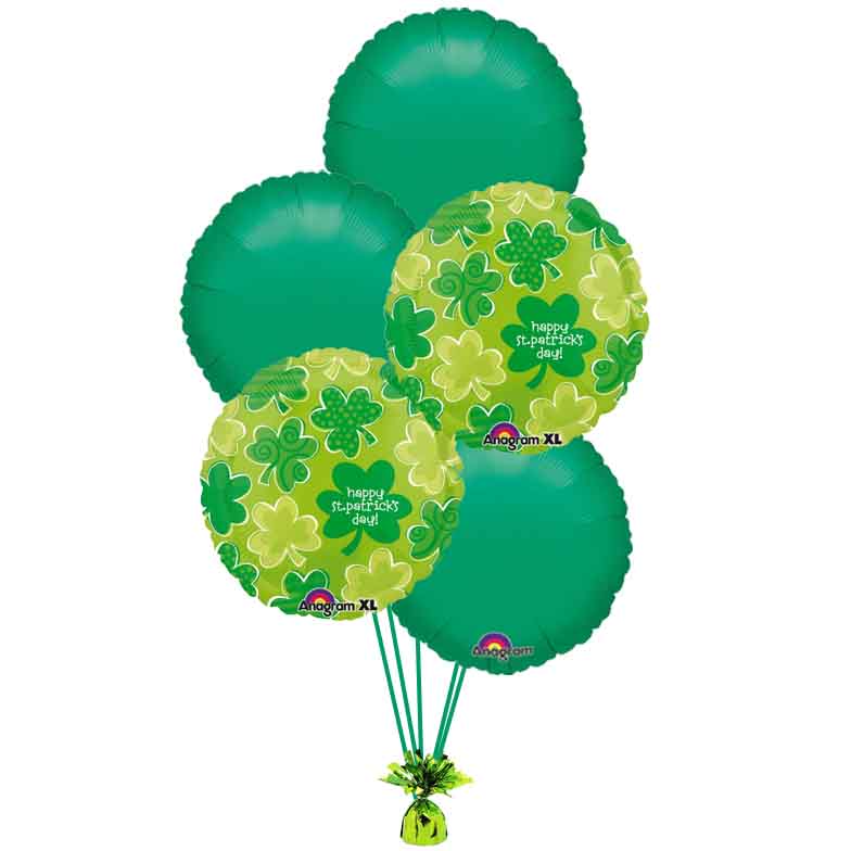 st pats day balloons clipart