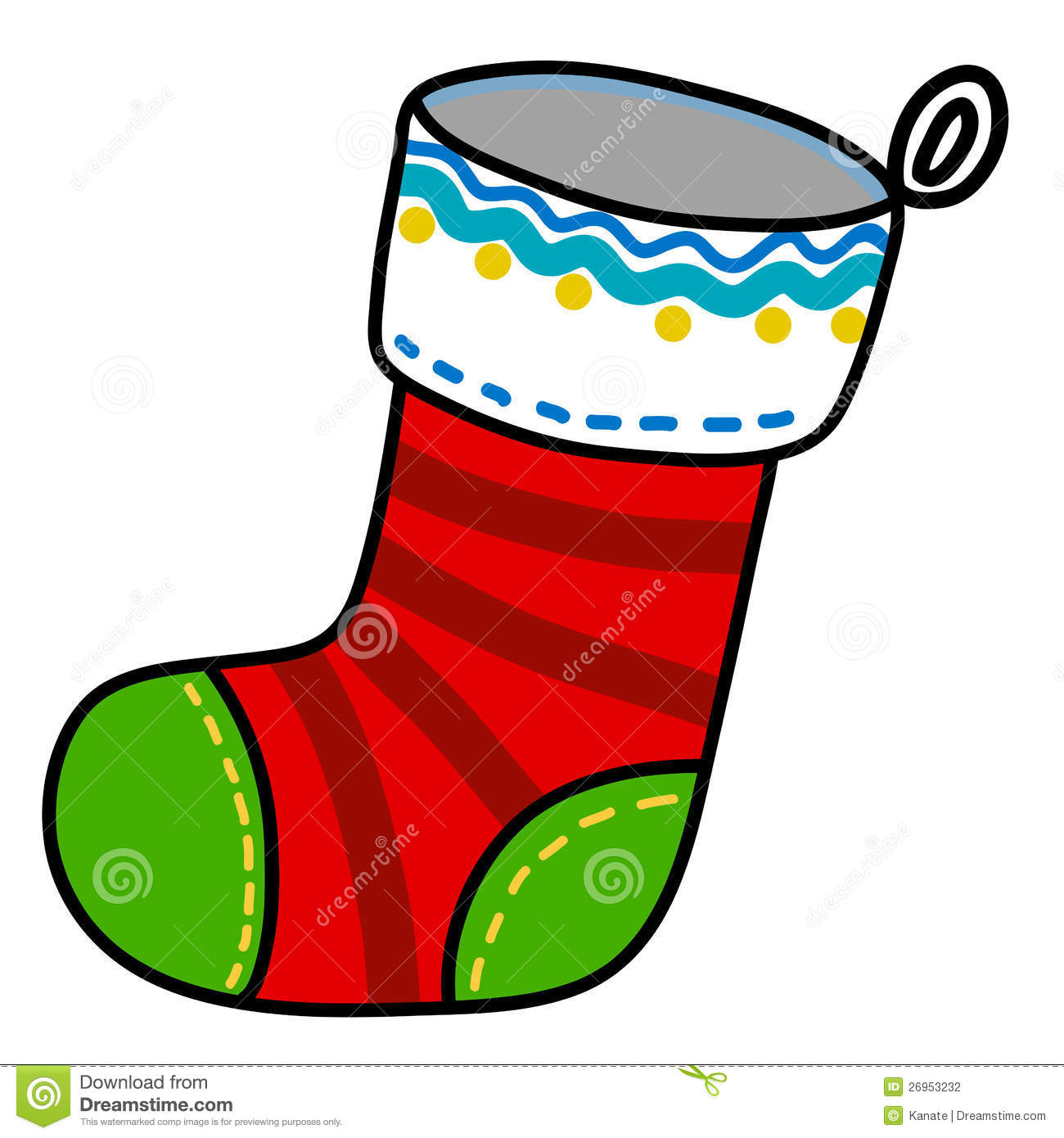 christmas cartoon pic stockings - Clip Art Library