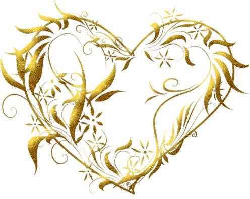 Gold Hearts on Clipart library | Heart Of Gold, Heart Locket and Heart 