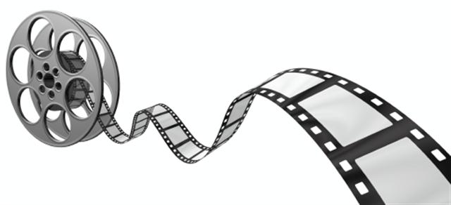 Film Reel Icon - Classic Cinema Symbol for Media & Video Content