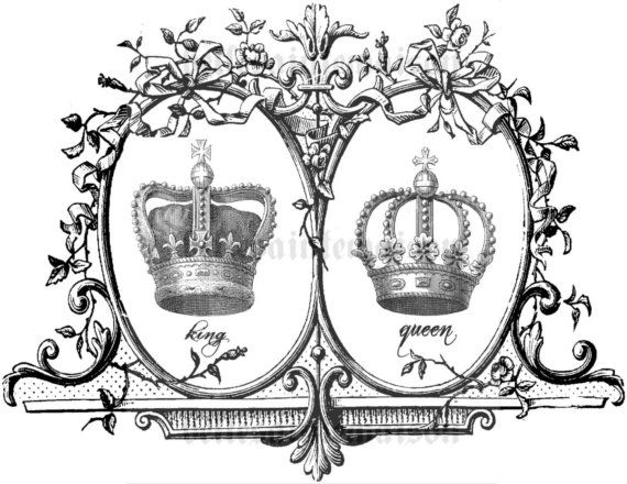 Doodle crowns Line art king or queen crown  Stock Illustration  61400956  PIXTA