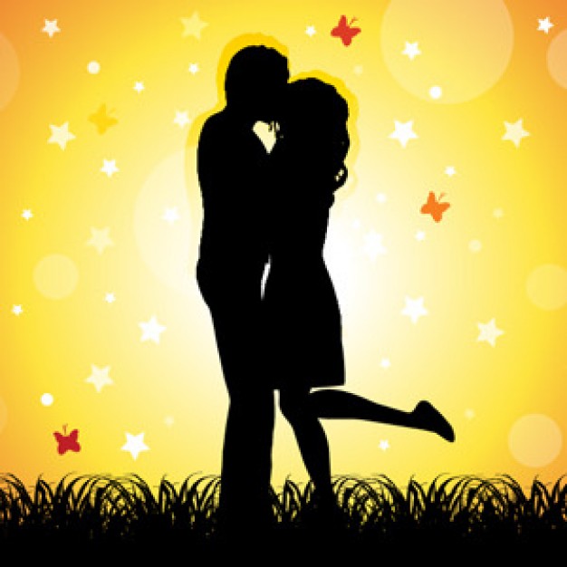 Couple Kissing Vector | Free Download