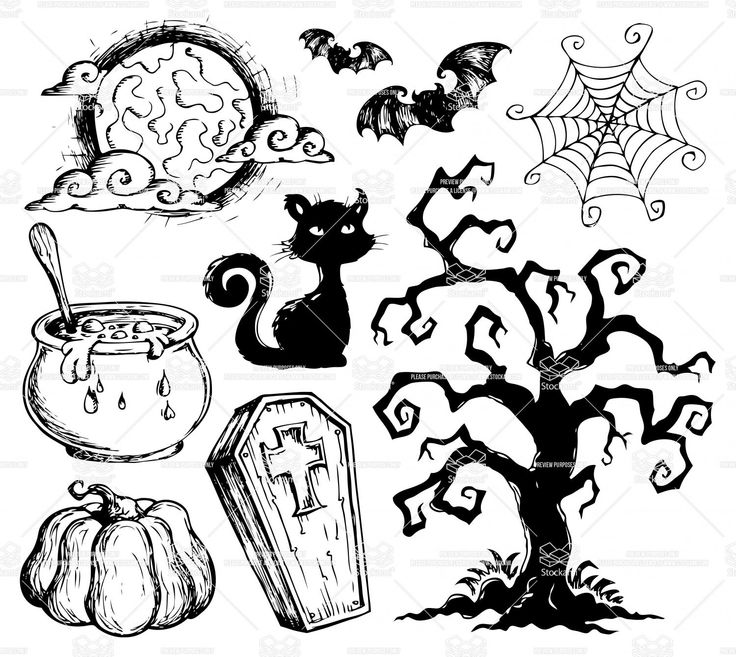 Free Simple Halloween Drawings, Download Free Simple Halloween Drawings