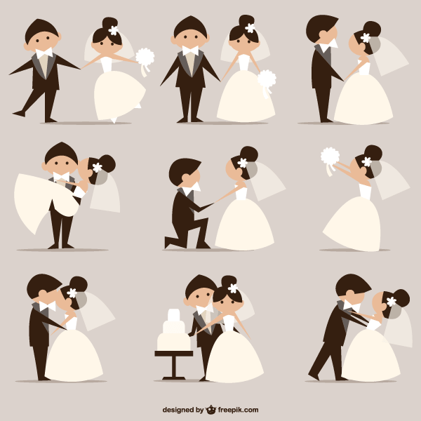 Wedding | Download Free Vector Art  Graphics | 123Freevectors