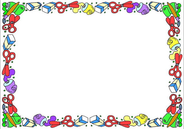 Educational Border Design Landscape Clip Art Library