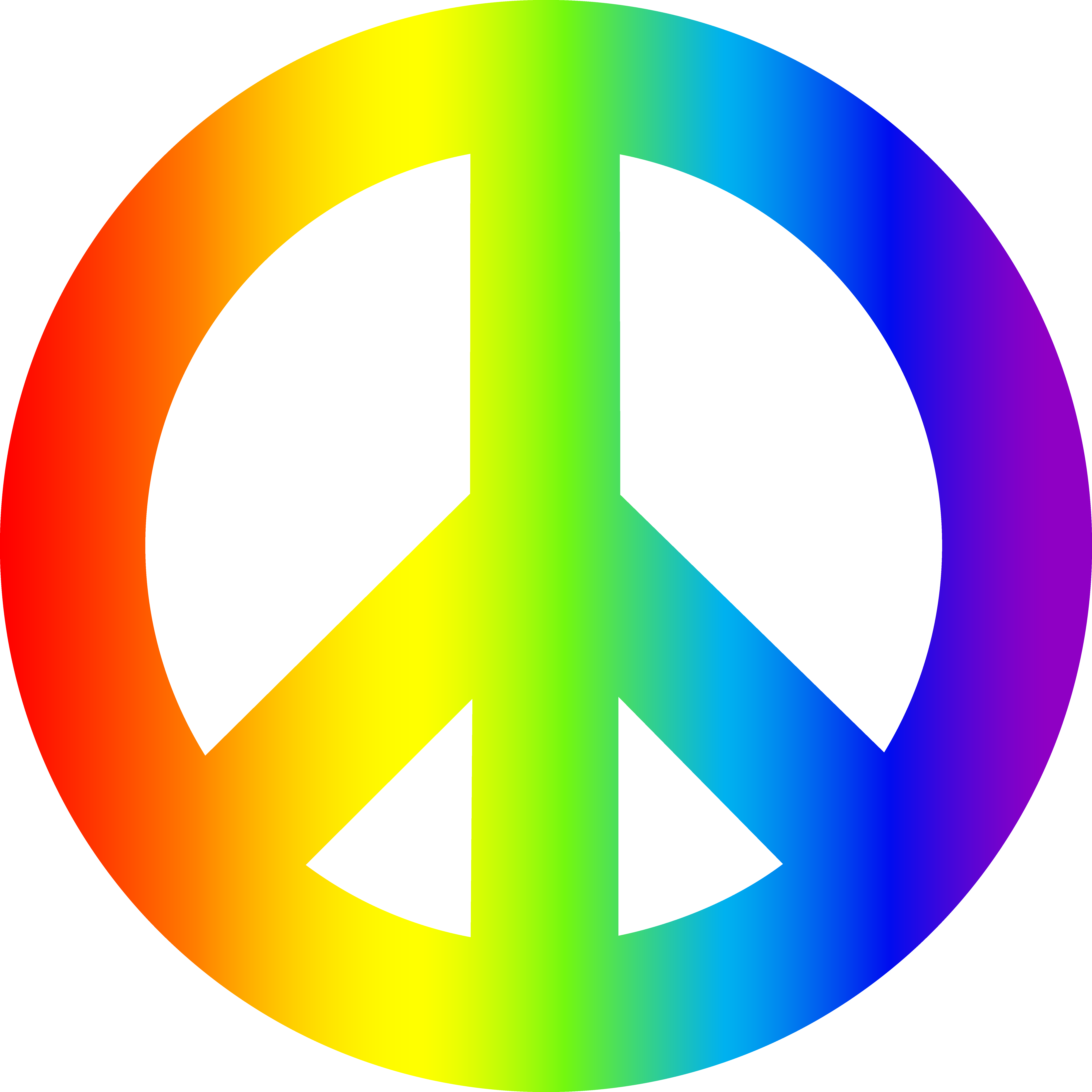 Colorful Peace Sign Clipart | Clipart library - Free Clipart Images