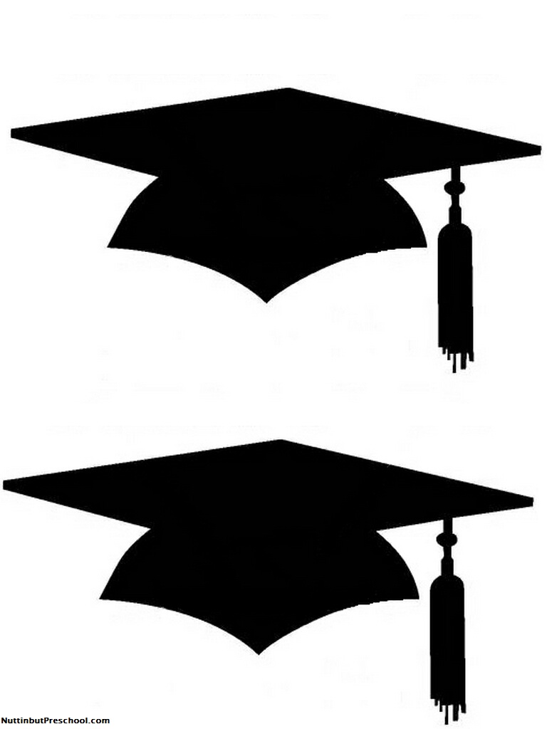 Graduation Hat Silhouette Vector |
