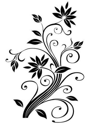 Simple Flower Applique Machine Embroidery Design