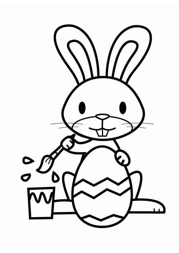 dibujos de conejos de pascua faciles - Clip Art Library