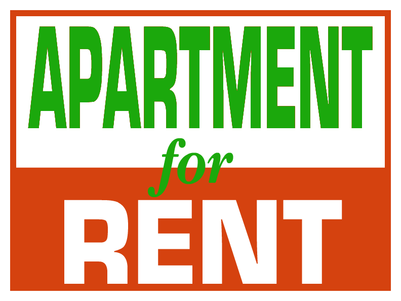 MAKE FREE For Rent Signs - Clipart library