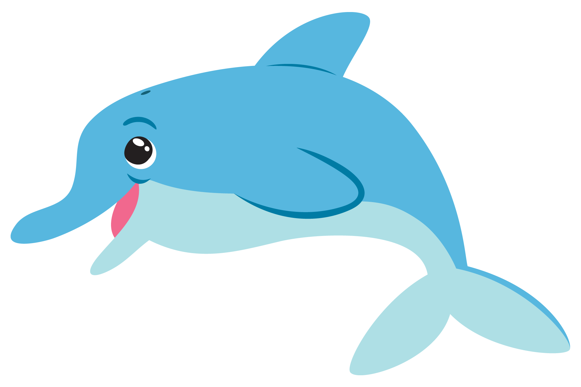 Cute Baby Dolphin Clipart | Clipart library - Free Clipart Images
