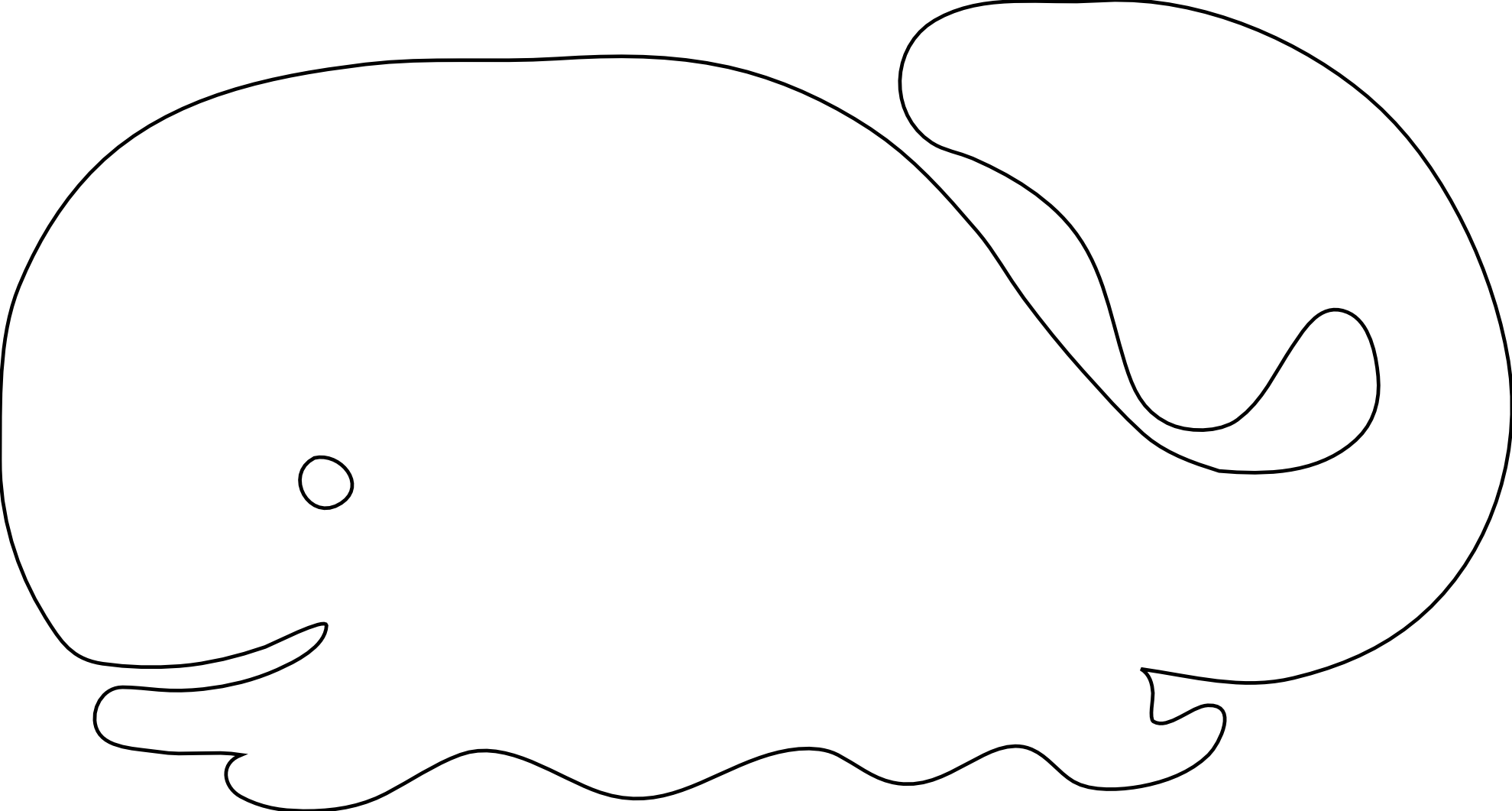 Printable Whale Coloring Page for Kids - Free Download
