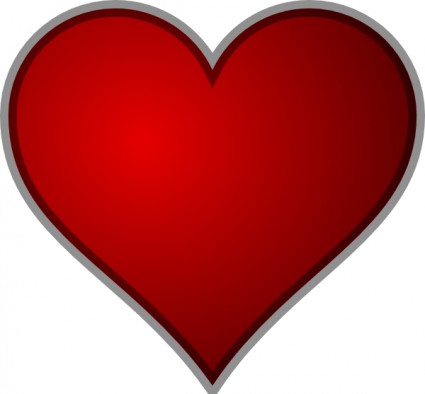 Couple profile love heart design Royalty Free Vector Image