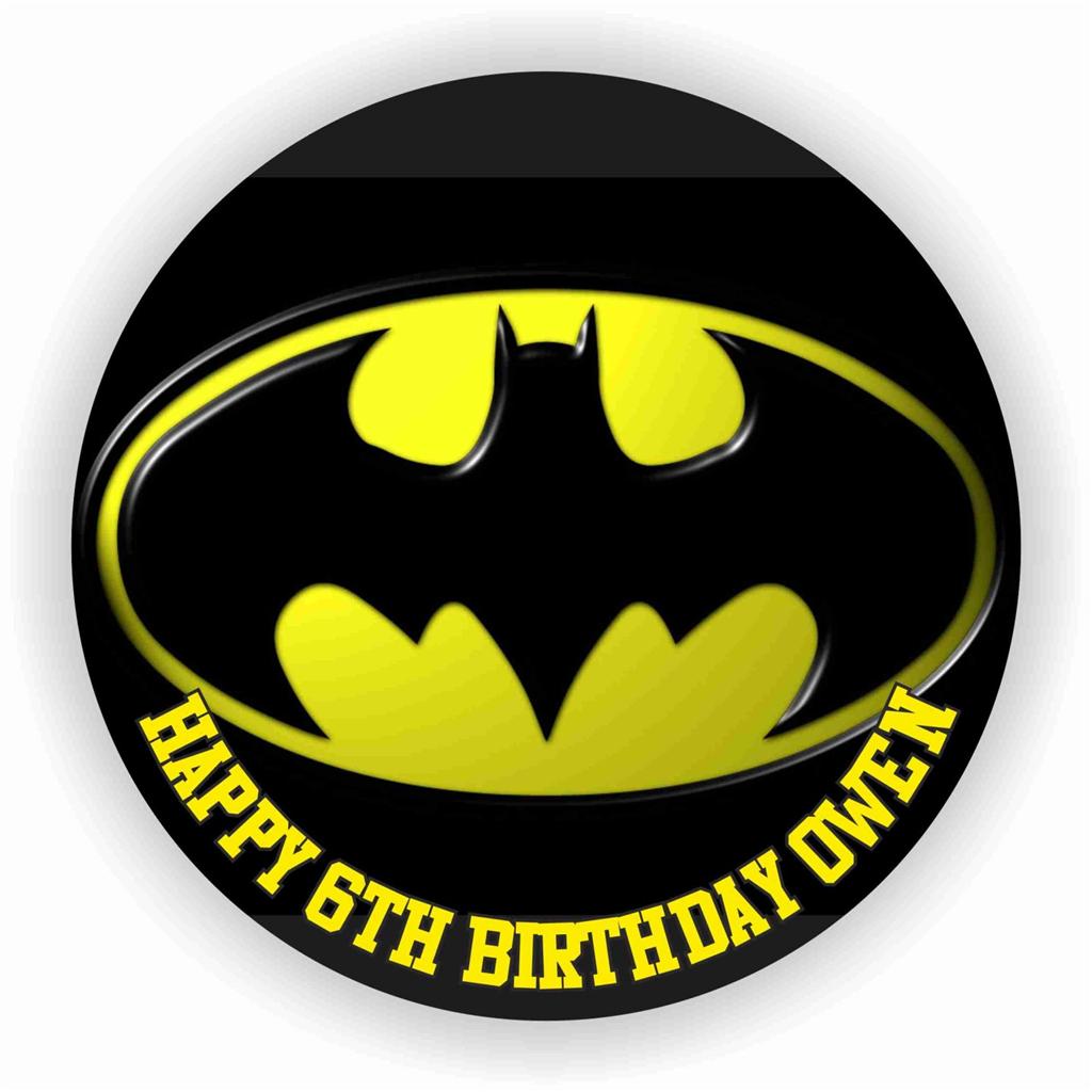 STL file BATMAN CAKE TOPPER happy birthday・3D printable model to  download・Cults