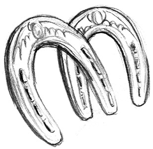 horseshoes of a zephyr - Clip Art Library