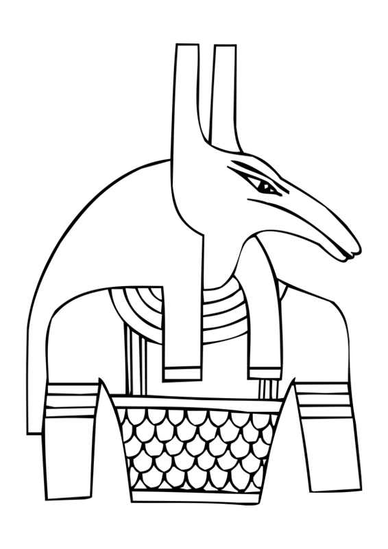 Egyptian Gods Boldly Illustrated  Doodlers Anonymous