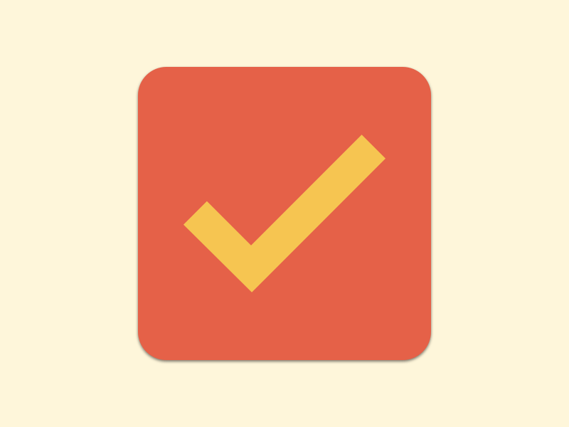 Dribbble - Flat Checkmark Icon [.sketch] by Paul Dunahoo