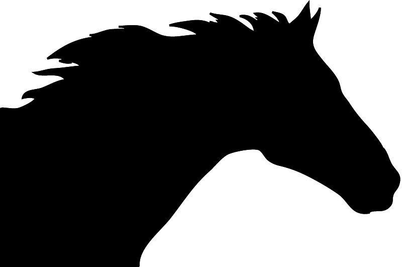 Horse Head Silhouette - Clipart library - Clipart library