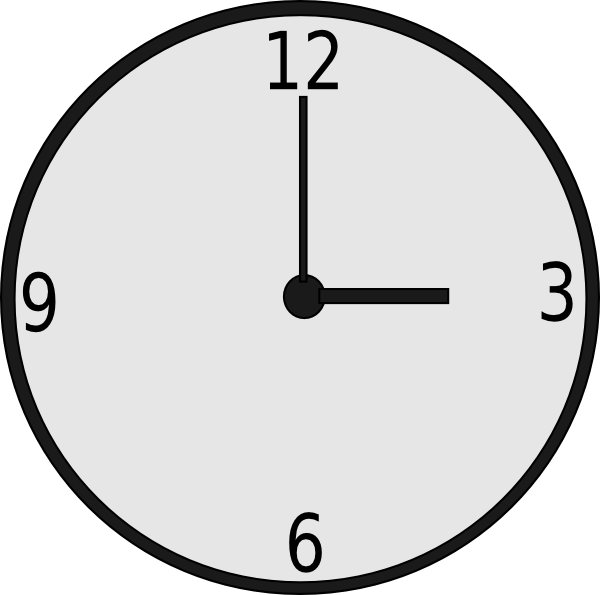 Empty Clock Faces - Clipart library