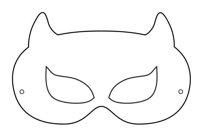 batgirl mask printable