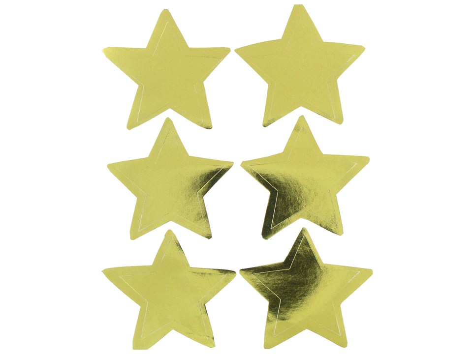 Gold Star Easy Peel Stickers