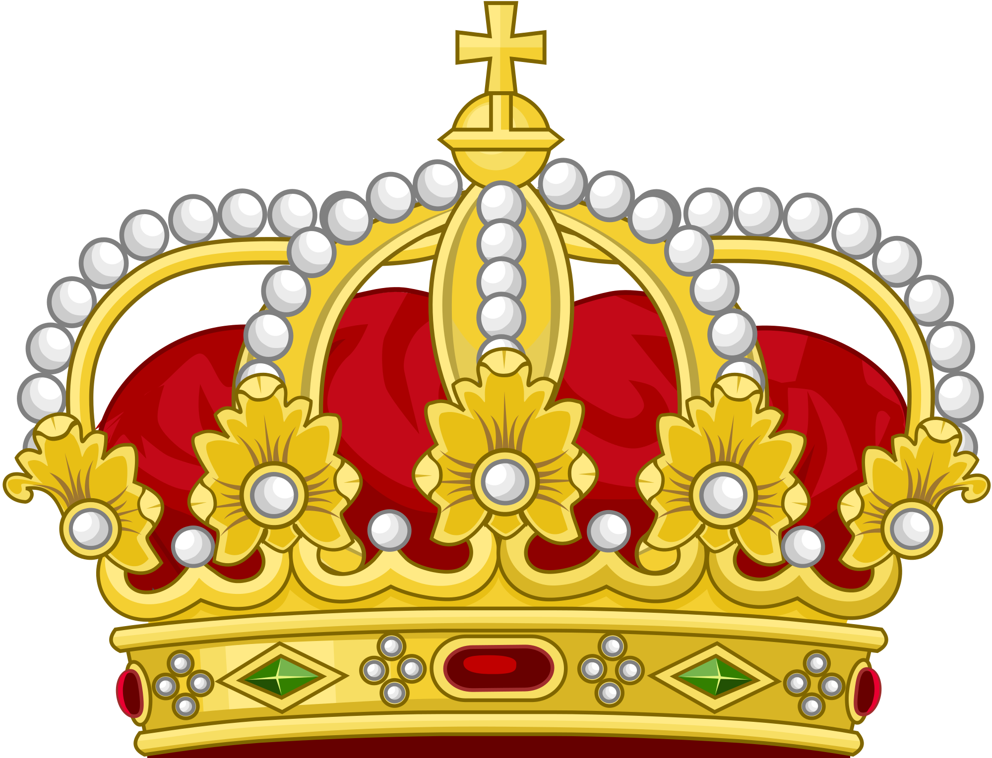 File:Heraldic Royal Crown of the King of the Romans (18th Century 