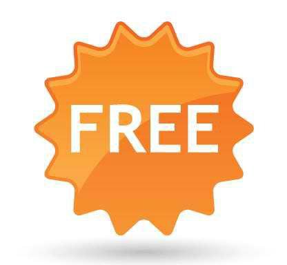 Free Offer Badge - Downloadable Promotional Graphic for Websites & Marketing