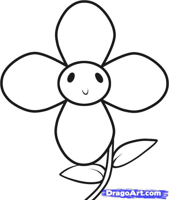 How to draw lotus : Tutorial designed for small kids-saigonsouth.com.vn