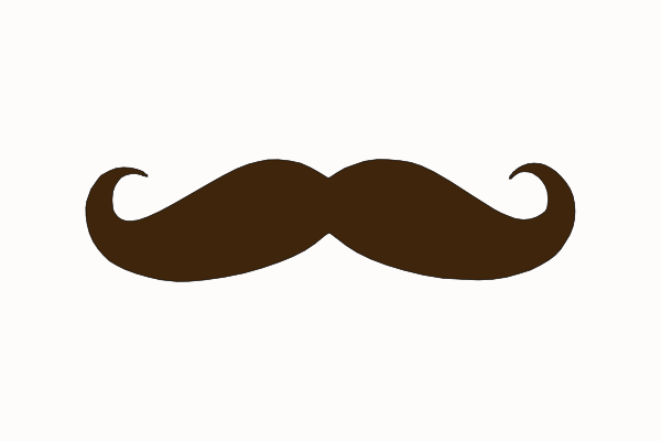Brown Mustache Clip Art at Clipart library - vector clip art online 
