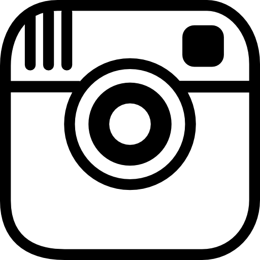 Instagram photo camera logo outline - Free Logo icons