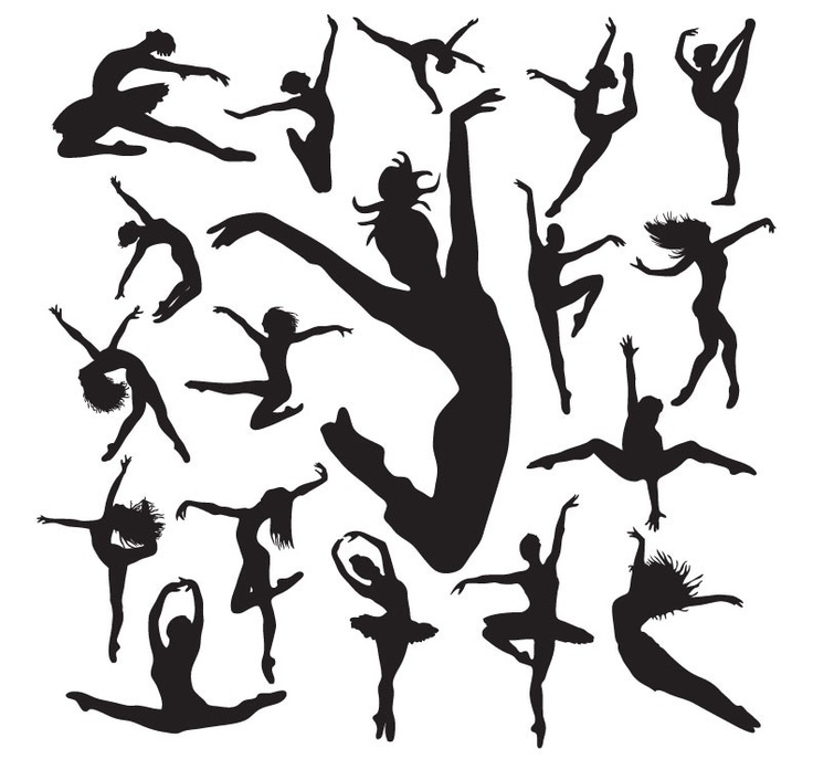 silhouette dancer | Tattoos | Clipart library