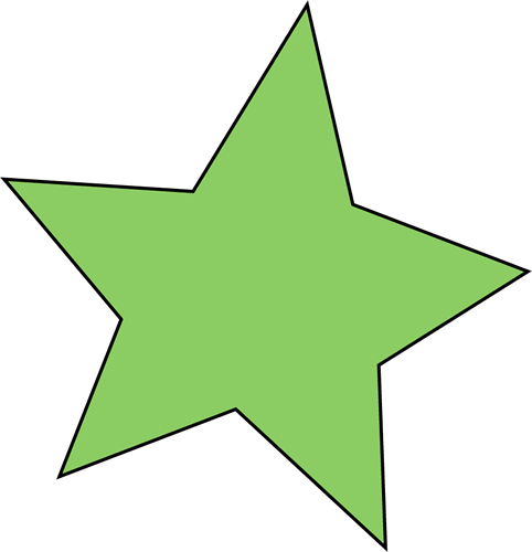 Green Star Clip Art - Green Star Image