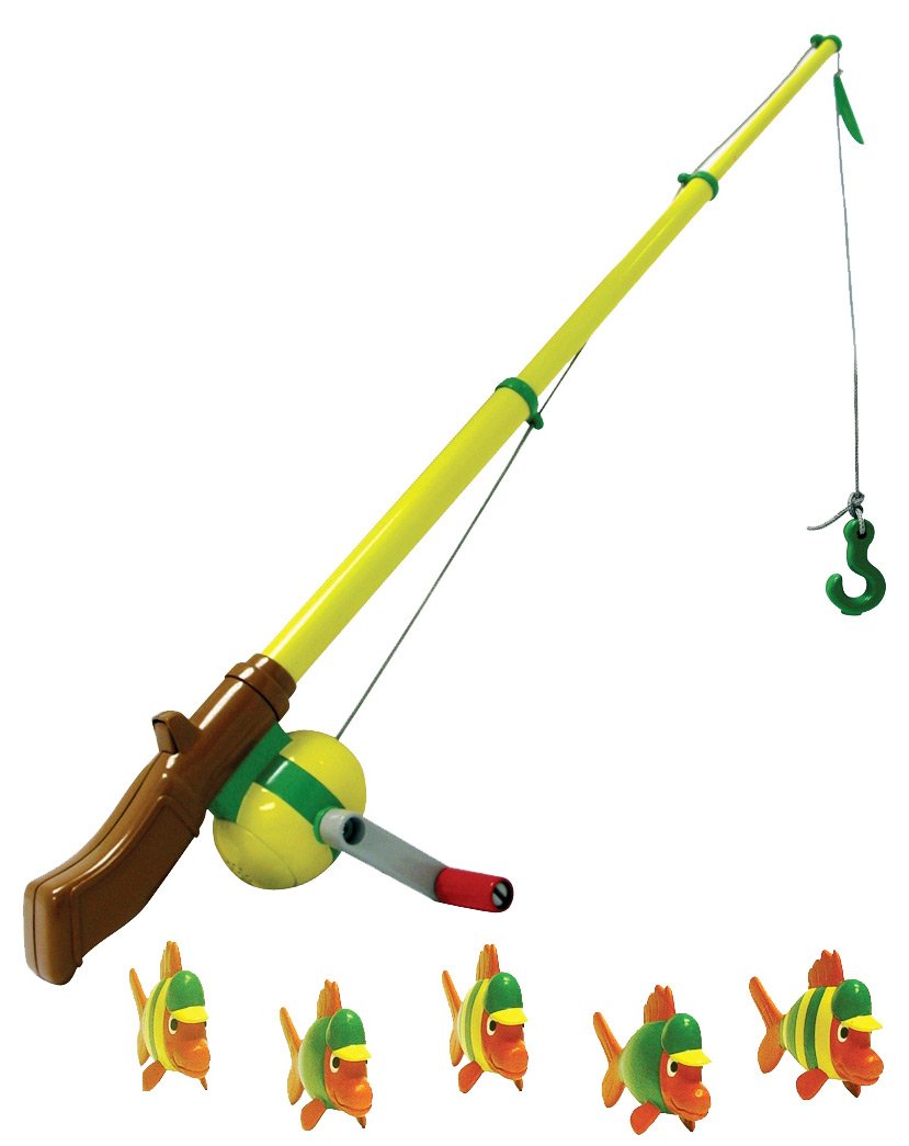 kids fishing pole toy - Clip Art Library
