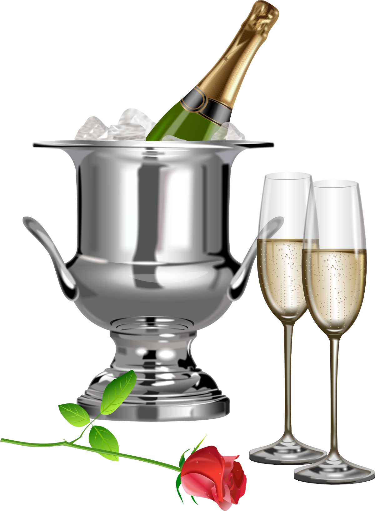Images For  Champagne Clip Art